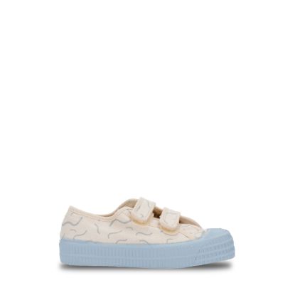 Imagen de S.M.Kid Velcro beige/blue