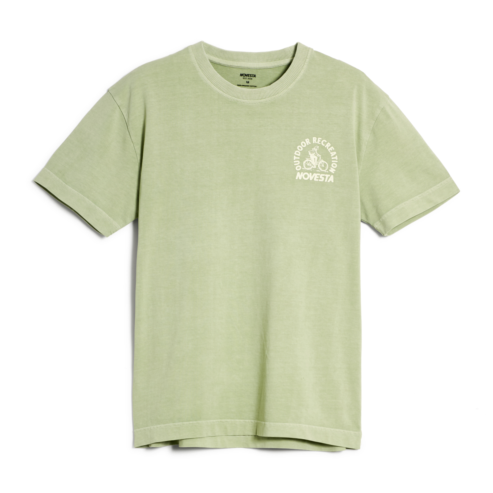 Picture of NOVESTA T-SHIRT BIKER GIRL WMN GREEN STONE