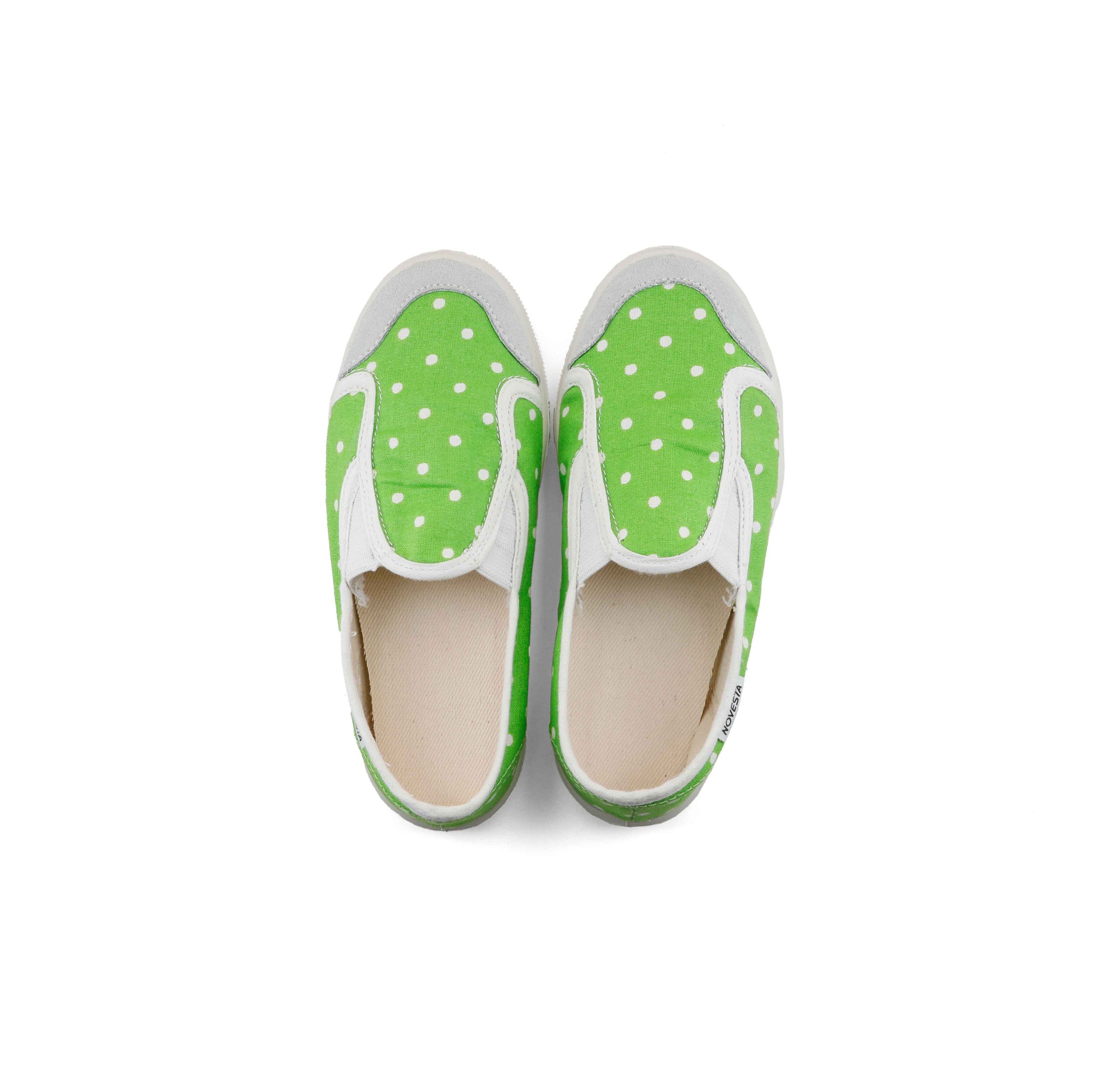 Bild von Slip-on Kid Dots Green